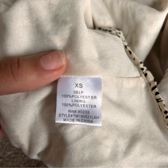 LA HEARTS CHEETA PRINT CROP TOP-XS - Picture 5 of 5